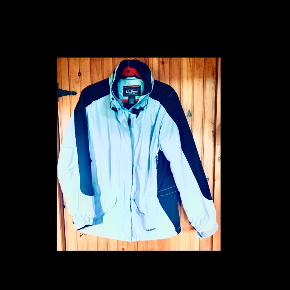 LL Bean Snow Ski Parka Teal/Black M